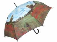 HAPPY RAIN Langregenschirm großer Regenschirm mit Künstlermotiv für Damen,...