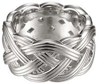 Esprit Fingerring Ring Damen 925er Sterling-Silber Gr. 54 (17,2mm) ESRG91513A170