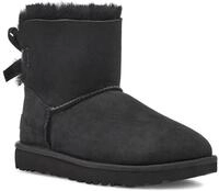 Schlupfboots UGG "Mini Bailey Bow 2", M&auml;dchen, Gr. 5 (36), schwarz, Obermaterial:
