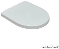 GEBERIT WC-Sitz Geberit WC-Sitz Renova rund mit Deckel, Edelstahl-Scharniere,...