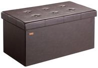 Casaria Sitzbank (1-St), mit Stauraum 80x40x40cm Faltbar 100 L Gepolstert Deckel