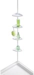 WENKO Duschregal Wenko Teleskop-Duschecke Easy Aluminium, wei&szlig;, 4