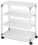 DURABLE Computertisch Druckertisch BxTxH750x879x432mm auf Rollen grau