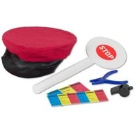 THE TOY COMPANY&reg; Spielzeug-Polizeikelle Schaffner-Set, (5-tlg), mit Schaffnerm&uuml;tze,