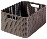 Curver Aufbewahrungskorb, Rattan Style Mehrzweckbeh&auml;lter Korb 18L