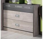 Parisot Schubkastenkommode Fabric, mit 3 Schubk&auml;sten