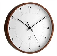 TFA Dostmann Wanduhr TFA 98.1097 analoge Funk-Wanduhr mit Holzrahmen