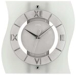 AMS Wanduhr Funkwanduhr modern 30 x 32 x 6 cm - AMS Modell: 5909