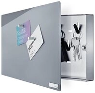 blomus Schl&uuml;sselkasten Velio Schl&uuml;sselkasten Glasmagnettafel Magnetwand