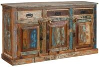 SIT Sideboard Jodhpur aus Altholz mit 3 T&uuml;ren & 3 Schubladen - Vintage, Jedes