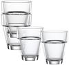 SPIEGELAU Gläser-Set Bistro Tumbler Mini 4er Set 95 ml, Kristallglas