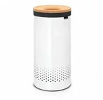 Brabantia W&auml;schekorb White Korkdeckel 35 L wei&szlig;