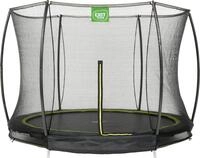 EXIT Gartentrampolin Silhouette Ground, &Oslash; 244 cm, mit Sicherheitsnetz