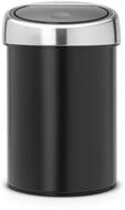 Brabantia M&uuml;lleimer Touch Bin 3 Liter Matt Black