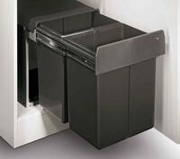 WESCO Einbaum&uuml;lleimer WESCO&reg; PROFILINE Double-Master Maxi 40 DT Abfallsammler