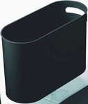 HELIT Papierkorb Papierkorb 22l oval schwarz