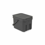 Brabantia M&uuml;lleimer Sort & Go Grey 6 L