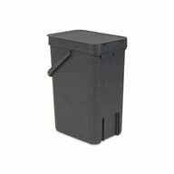 Brabantia M&uuml;lleimer Sort & Go Grey 12 L