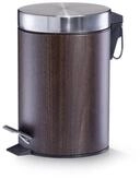 Zeller Present Kosmetikeimer, 3 ltr., Walnussdekor, Metall, Dekor, &Oslash;17 x 25,2...