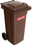 SULO M&uuml;lltonnenbox Sulo Biom&uuml;lltonne 120 L braun