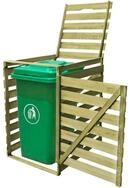 vidaXL M&uuml;lltonnenbox 1 Tonne M&uuml;lltonnenverkleidung M&uuml;lltonnenbox...