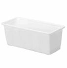 Geli Pflanzk&uuml;bel Blumenkasten Standard 100 x 15,5 cm wei&szlig;