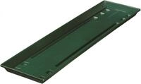 Geli Blumentopfuntersetzer Standart Untersetzer eckig, 60 x 15,50 cm, dunkelgr&uuml;n,