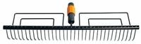 Fiskars Rechen QuikFit Rasenrechen (schwarz/orange, 57cm)