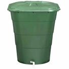 GARANTIA Regentonne Regentonne eckig 203L mit Deckel und Hahn, Farbe: gr&uuml;n gr&uuml;n,
