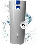 GARANTIA Regentonne STONE 2in1 Regenspeicher 350 Liter silver inkl. Pflanzschale