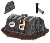 GARANTIA Sickerschacht Sicker-Tunnel Versickerungsset 600 Liter