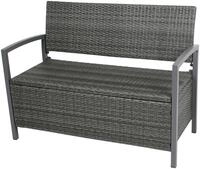 Garden Pleasure Gartenbank Ferrara, mit Staufach, BxTxH: 117x58x86 cm,...
