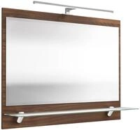Magnolia Home Spiegelschrank Spiegel Salona 90 cm Walnuss