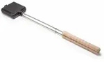 Petromax Feuerstelle Petromax Sandwicheisen aus Gusseisen mit langem Stiel und