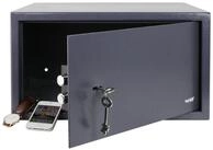 HMF M&ouml;beltresor Safe Tresor mit Schl&uuml;ssel, M&ouml;beltresor, passend f&uuml;r Laptop...
