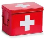 Zeller Present Regal ZELLER Medizin-Box aus Metall in, L&auml;nge: 22 cm rot