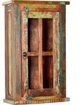 SIT H&auml;ngeschrank Fano aus recyceltem Altholz im Vintage-Look 1 T&uuml;r mit...