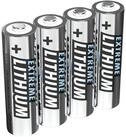 ANSMANN AG Batterie Extreme Lithium Mignon AA 4er Pack Batterie