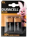 Duracell Duracell MN1604 Plus Power 9V Alkaline Batterie E-Block 6LR61 im 2er