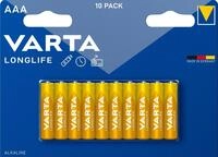 Blaupunkt Varta Longlife AAA (LR03) Batterien &ndash; 10er-Pack, 1,5V Alkaline...