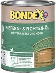 Bondex Holz&ouml;l Kiefern- und&nbsp; Fichten-&Ouml;l, Wasser-stop Abperleffekt