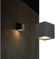 SLV Au&szlig;en-Wandleuchte Eckige Wandleuchte Sitra Cube, GX53, IP44