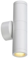 SLV Au&szlig;en-Wandleuchte Wandleuchte Astina, rund, Up- and Downlight, 2xGU10, IP44