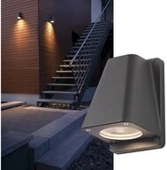 SLV Au&szlig;en-Wandleuchte Wandleuchte WallyX, GU10, anthrazit