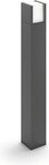 Philips LED Pollerleuchte myGarden Arbour, 600lm, Anthrazit, LED fest...