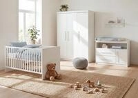roba&reg; Babyzimmer-Komplettset Maren, Gitterbett, Wickelkommode & 3-t&uuml;riger Schrank,