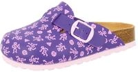 Pantolette LICO "Pantolette Bioline Clog Kids", M&auml;dchen, Gr. 28, lila, Synthetik,