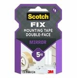 3M Klebeband Scotch Fix MIrror Doppels. Klebe band 19mmx1,5m wei&szlig;