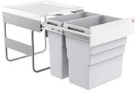 Hailo Einbaum&uuml;lleimer Hailo Abfallsammler 3668501 TE Swing Easy Cargo 30 + 19 Liter