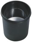 HELIT M&uuml;lleimer helit Papierkorb 18 l schwarz schwer entflammb.